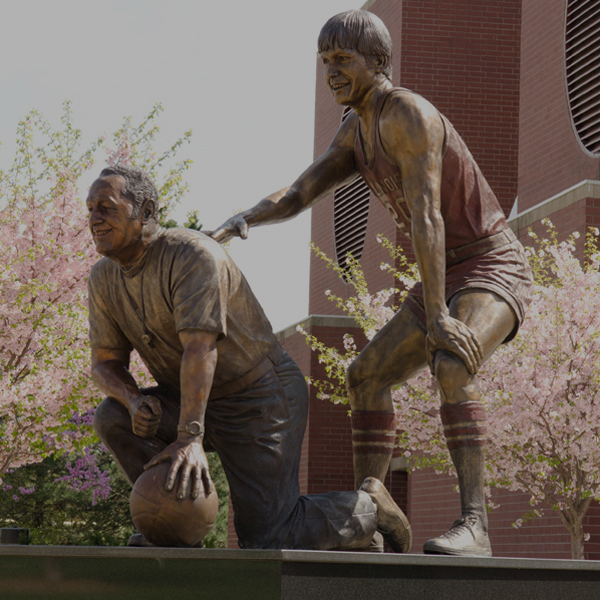 Doug Collins and Will Robinson statue.